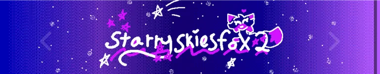 Starryskiesfox2 Banner