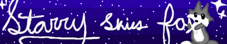 StarryskiesFox Banner